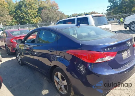 2013 Hyundai Elantra Gls из США, поврежденный, VIN 5NPDH4AE3DH346032